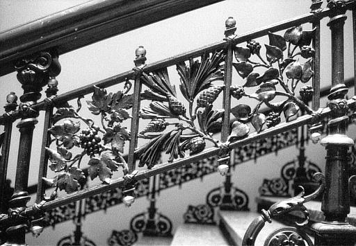 Forged iron fence